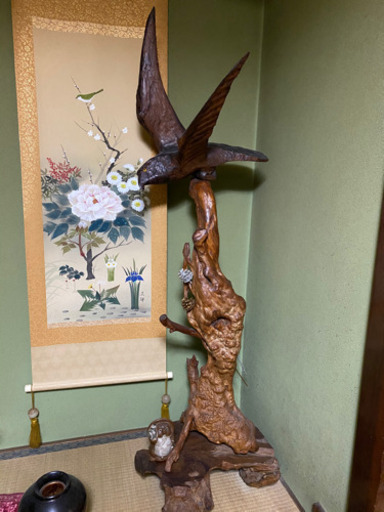 木彫りの剥製