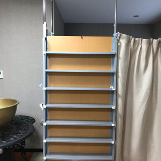 突っ張りパーテーションマガジンラック 軒先渡し】日本住器工業 突っ張り式 マガジン収納パーテーション PS