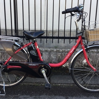 ＜動作・美品車＞パナソニック・24インチ・電動アシスト自転車 ViVi DX 3段変速・BE–END434