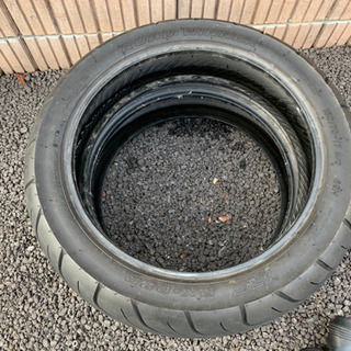 バイク　タイヤの画像