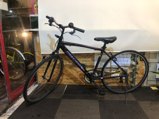 27インチ  クロスバイク　6段 ブラック