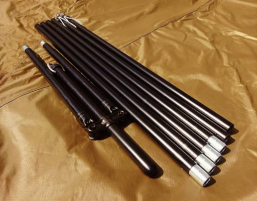nemo ヘキサライト6p キャニオン　二股ポール2本セット付