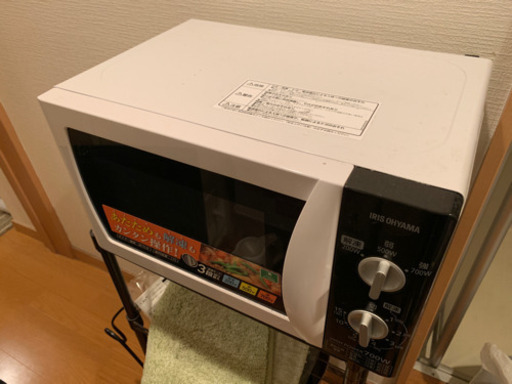 電子レンジ/中古/動作確認済み