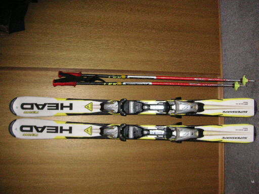 HEAD TEAM SUPER SHAPE 　 ジュニアスキー117cm