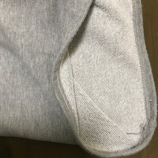 マタニティ　ロングスカート　グレー(L)の画像