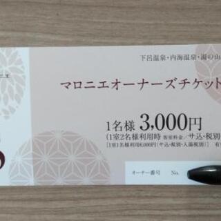 ★オーナーズリゾート温泉ホテルオーナーズS 券