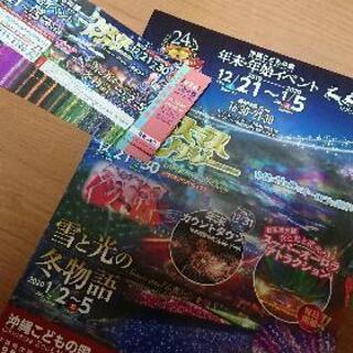 沖縄こどもの国 クリスマスファンタジー こども券