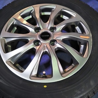 冬~95％富山【2018年】VRX 人気のブリヂストン ｂＢ イスト フィールダー ポルテ シエンタ ノート ウイングロード ティーダ デミオ 185/65R15の画像