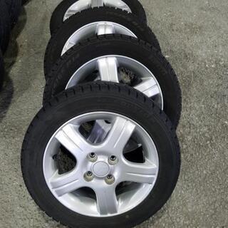 155/65R14  社外アルミ　スタッドレス4本セット　