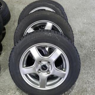 ヴィッツなど175/65R14  社外アルミ　スタッドレス4本セット　