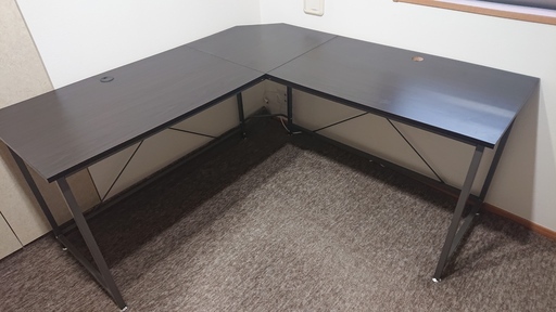 LOWYA L字型 デスク 中古