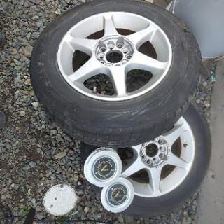 あげますアルミ４本  タイヤはジャンクスタットレス付きの画像