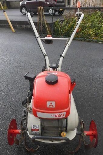 値下げ/マイミニ 畝立て器付属【MM306】中古 耕運機 耕耘機 /エンジン始動確認済み