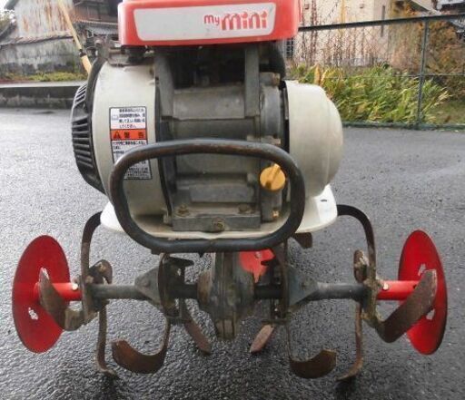 値下げ/マイミニ 畝立て器付属【MM306】中古 耕運機 耕耘機 /エンジン始動確認済み