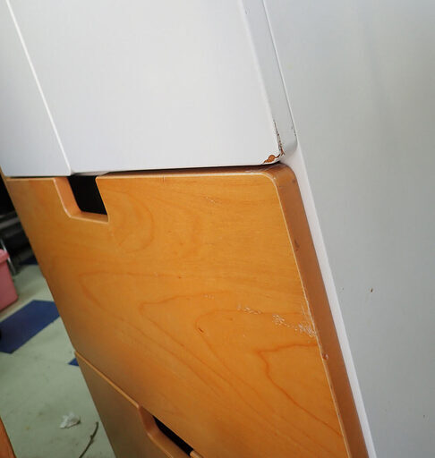 札幌市 収納棚 開き扉 引き出し 横60cm 奥行51cm 高さ129cm 中古