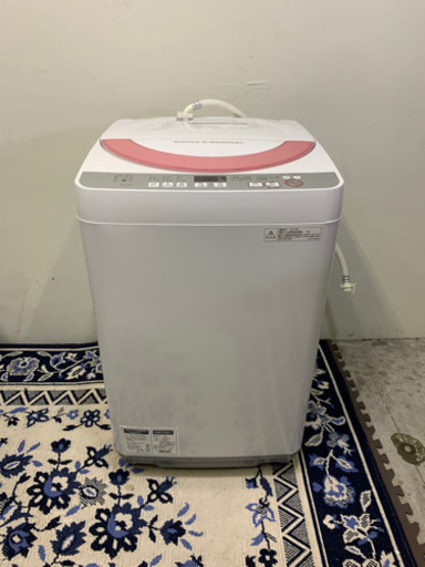SHARP シャープ ES-GE60R-P 洗濯機 6.0kg 2015年製