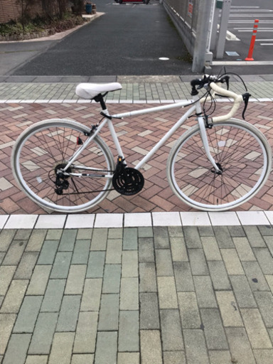 ロ一ドバイク２1段ホワイト値下しました、早いもの勝ち