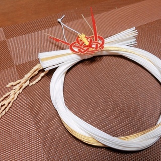 金沢より 華やかな水引としめ縄のお正月飾りの画像