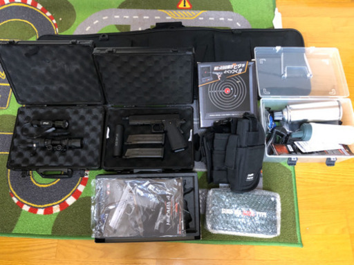 最終値下げ　ガスガン、ドットサイト、ガンケース他