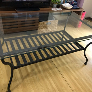 （取引き中）IKEA ガラステーブル