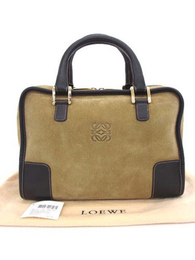 美品 ロエベ LOEWE アマソナ28 スエード 360.79.001