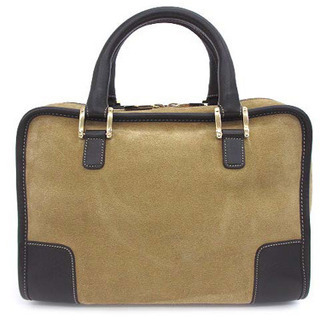 美品 ロエベ LOEWE アマソナ28 スエード 360.79.001