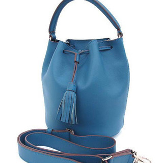 アニヤハインドマーチ ヴォーン レザー 巾着 ハンドバッグ カーキ アニヤハインドマーチ ヴォーン レザー 巾着 ハンドバッグ カーキ