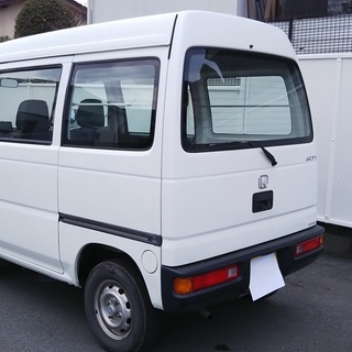 値下げ軽バン　ホンダアクティ  VーHH3　車検期間長～い　マニアル５速　走行距離65千キロの画像