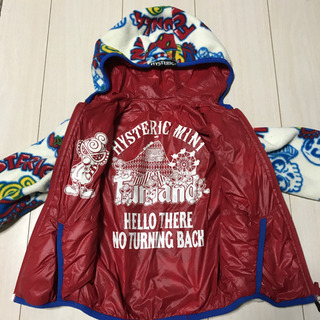 ヒステリックミニリバーシブルジャンパー100【美品】の画像