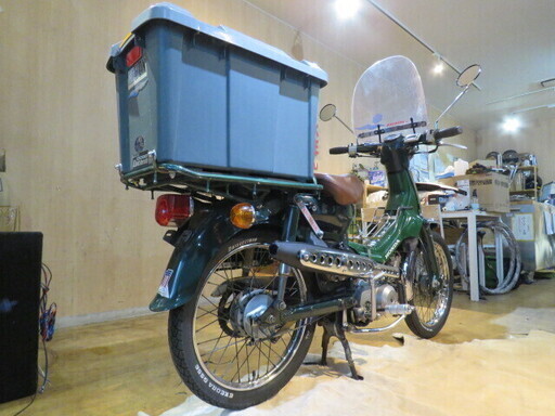 HONDA SUPER CUB C50 ホンダ スーパーカブ 50cc 9360km グリーン 実動! 原付 原チャリ スクーター バイク 札幌発