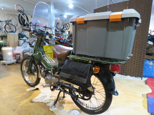 HONDA SUPER CUB C50 ホンダ スーパーカブ 50cc 9360km グリーン 実動! 原付 原チャリ スクーター バイク 札幌発