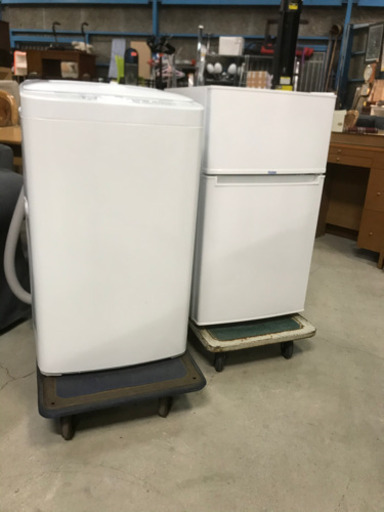ハイアール激安セット！冷蔵庫\u0026洗濯機　キズ凹みあり