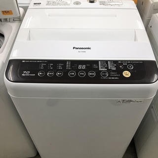 【リサイクルショッップどりーむ荒田店】5054　Panasonic　パナソニック　洗濯機　NA-F70PB9　7.0Kg　2016年製　【3ヶ月保証付き】