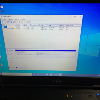 Corei3 メモリ8GB 新品SSD 256GB 富士通　LIFEBOOK  office 高速の画像