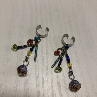 ハンドメイドイヤリングの画像