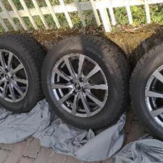 美品 バリ山 スタッドレス RAV4純正ホイール ハイグロス 4本セット