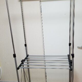 部屋干し折りたたみハンガー物干しの画像