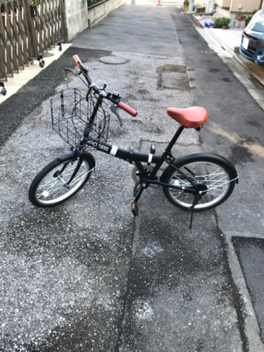 【2回のみ使用】?ミニ折りたたみ自転車?【備品つき】