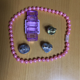 子ども用 ネックレス ＆ 指輪(３個)セット おまけ付きの画像