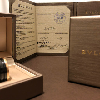 BVLGARI セラミック 三連リング　【配送可】の画像