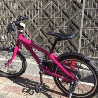 2016年4月購入 ブリヂストン レベナ ピンク 子供用自転車 18インチ