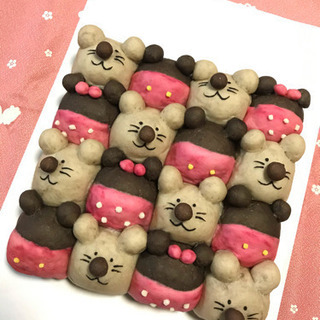 【1月レッスン】マウスだらけのちぎりパン🐭
