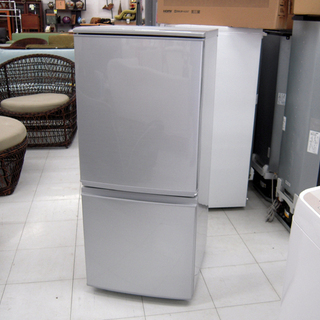 冷蔵庫 137L 2016年製 シャープ SJ-D14B-S シルバー 100Lクラス 2ドア 苫小牧西店 冷蔵庫 137L 2016年製 シャープ SJ-D14B-S シルバー 100Lクラス 2ドア