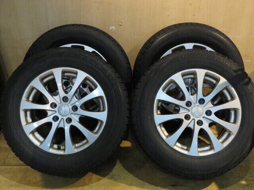 ブリヂストン ブリザックVRX 205/65R16 2015 5分山 スタッドレス / メーカー不詳アルミ 16x6.5J 5x114.3 +38 札幌発