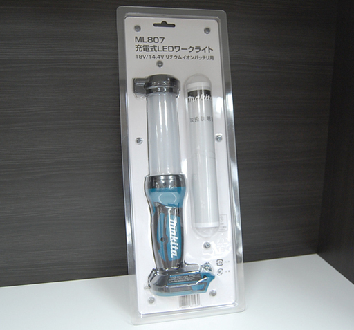 新品未使用 makita/マキタ 充電式LEDワークライト ML807 18V/14.4V リチウムイオンバッテリ用 工具 照明 業務用 ☆ PayPay(ペイペイ)決済可能 ☆ 札幌市 清田区 平岡