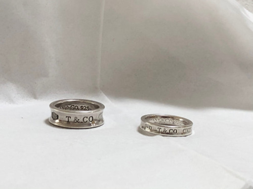 ティファニーリング2本セット　美品
