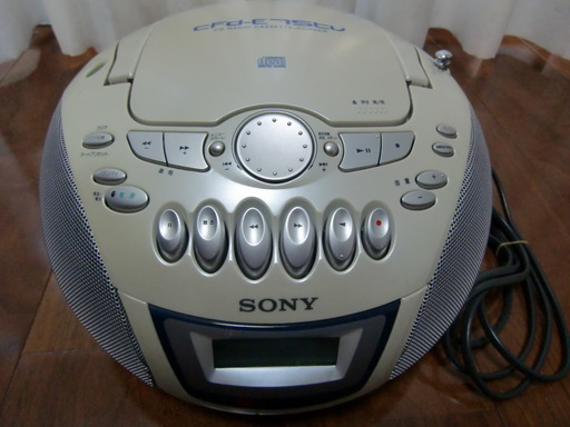 SONY製　CD,カセットプレーヤー　中古