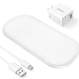 ワイヤレス充電器　【二台同時充電可能】