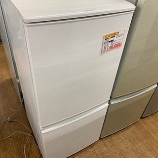 SHARP  2ドア冷蔵庫  137L  2017年製 【店頭取引限定】【中古品】1点限り早い者勝ち！