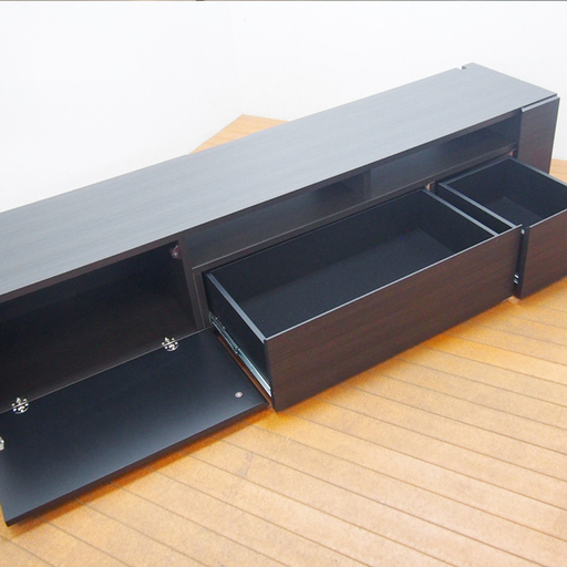 【良品】高野木工 テレビボード ローボード 幅180 奥行39 高さ35cm (IA41)